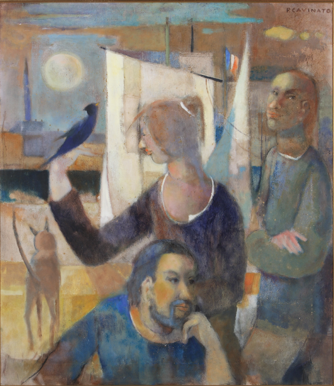 "Figure" (dipinto), Cavinato Paolo (1970-1990)